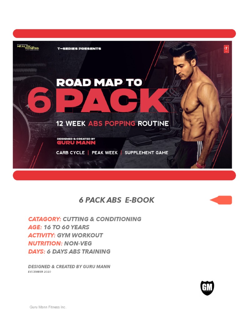 6 PACK Workout and Nutrition Plan Ebook by Guru Mann PDF PDF Food