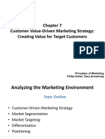 Customer Value-Driven Marketing Strategy: Creating Value For Target Customers