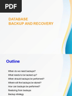 Backup and Recovery