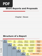 Short Reports and Proposals: Chapter: Eleven