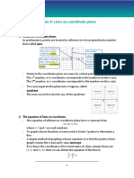 L4 - Lines On Coordinate Plane