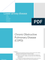 Lower Airway Disease: Copd Ashtma Tuberculosis Pneumonia Cyst Fibrosis