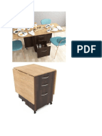 4 Seater Dining Table with Storage