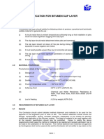 Specification For Bitumen Slip Layer: 1.0 General