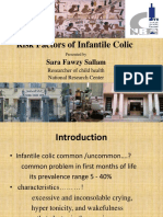 Risk Factors of Infantile Colic: Sara Fawzy Sallam