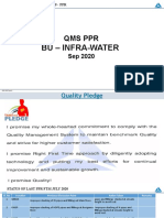 INFRA Water QMS MIS Report - SEP 2020