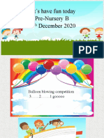 Let's Have Fun Today Pre-Nursery B 24 December 2020