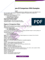 Rules For Degree of Comparison With Examples