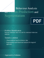 Customer Behaviour Analysis For and