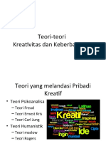 Teori Tentang Pembentukan Pribadi Kreatif