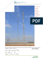 A 400 KV Single Circuit, Running Angle Type ERS Tower Along With The By-Passed Route