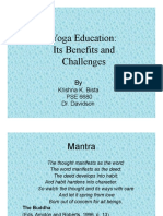 Yoga Education PPT Slides