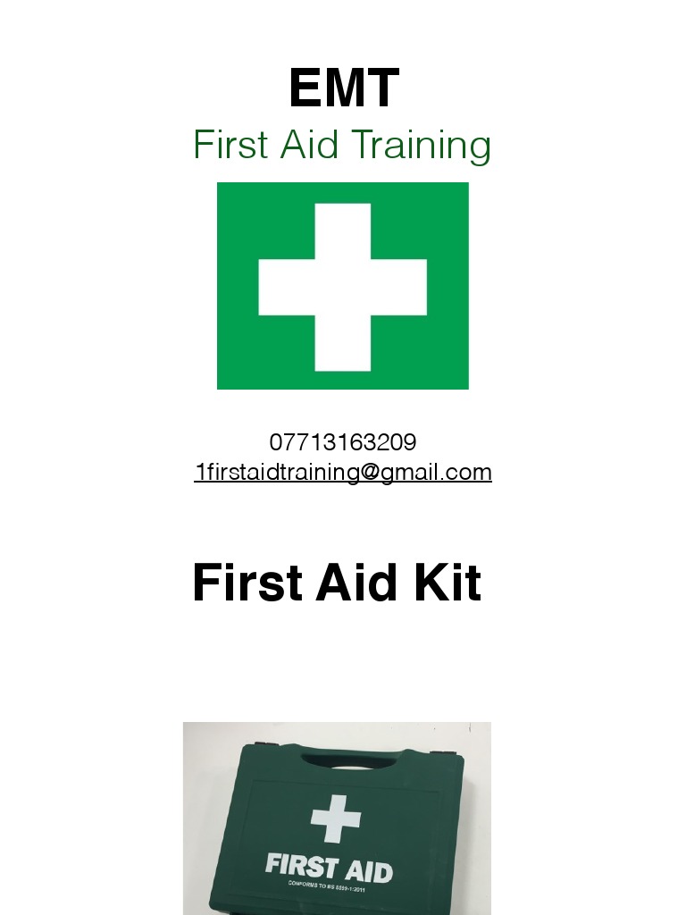 First Aid Training PDF