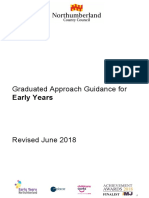 Graduated Approach Guidance For: Early Years