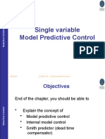 Single Variable Model Predictive Control: CAB4 523 - Multivariable Process Control