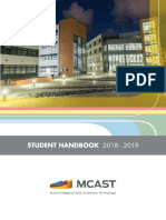 MCAST Student Handbook 2018-2019