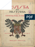 Revista de Historia y de Genealogía Española. 1-1 28-2-1931 PDF