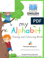 My Alphabet Tracing and Colouring Book English Created Resources