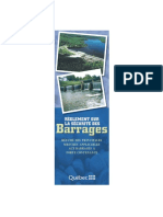 Règlement Sur La Sécurité Des Barrages PDF