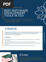 21 Best Software Development Tools in 2020