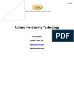 Automotive Bearing Technology: A Suncam Online Continuing Education Course