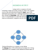 Input Processing Output Cycle Stages