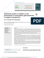 Abdominal Ascites in Children As The Presentation of Eosinophilic Gastroenteritis: A Surgeon's Perspective