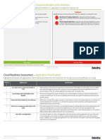 Cloud Readiness Assessment – Top 5 Apps for Cloud POC