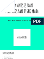 Anamnesis Dan Pemeriksaan Fisik Mata PDF