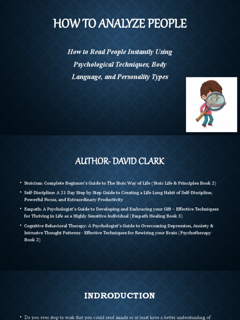 Mastering People Analysis Skills | PDF