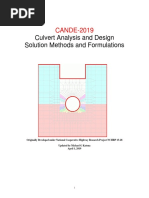 Culvert Analysis and Design Solution Methods and Formulations PDF