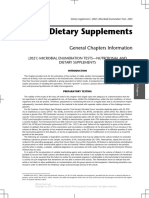 398-2021 - Microbial Enumeration Tests-Nutritional and Dietary Supplements PDF