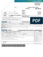 Fatura de cartão de crédito vencimento 09/01/2021