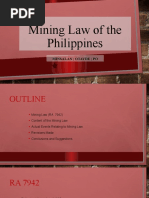 MINING LAW of The Philippines