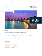 Maldives Quarantine Package