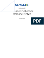Release Notes Nutanix Collector v3 - 1