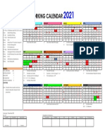 Working Calendar 2021 PDF