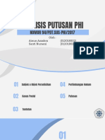Analisis Putusan Phi No 94 Tahun 2017