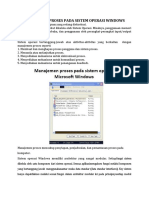 Managemen Proses Pada Sistem Operasi Windows