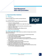 Global Supply Chain Management Semester Simulation Video-Presentation