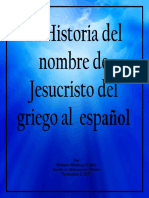 162 La Historia Del Nombre de Jesucristo Del Griego Al Español PDF