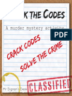 CracktheCodes: Solve a Murder Mystery Activity