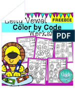 Color by Code: Long Vowel
