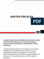 1.1 Gastos Fiscales