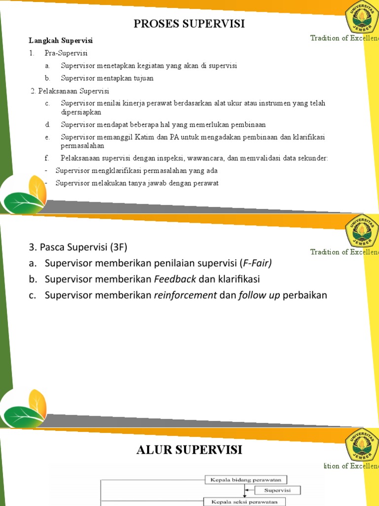 Langkah-langkah Supervisi Keperawatan | PDF