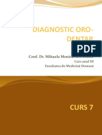Curs7 Diagnostic Oro-Dentar