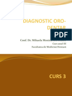 CURS3 diagnostic oro-dentar