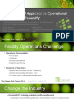 An Integrated Approach To Operational Efficiency & Reliability