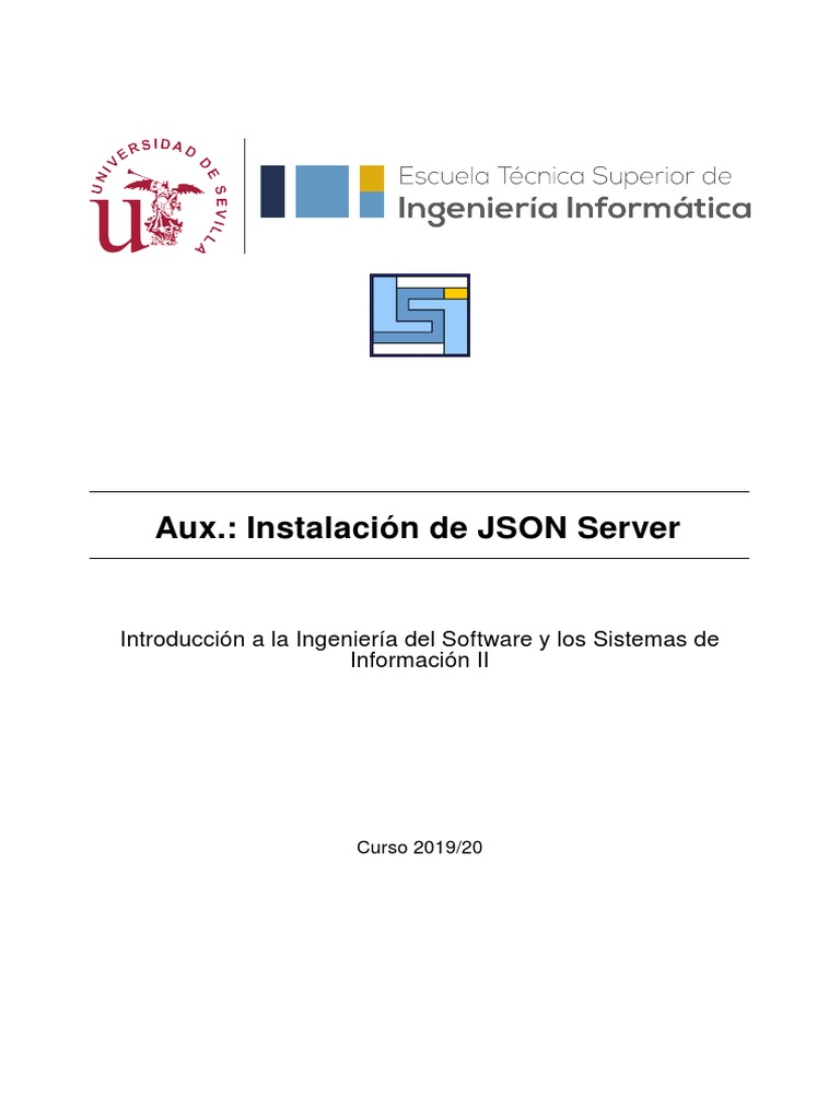 Guía de Instalación de JSON Server | PDF | Json | Archivo de computadora