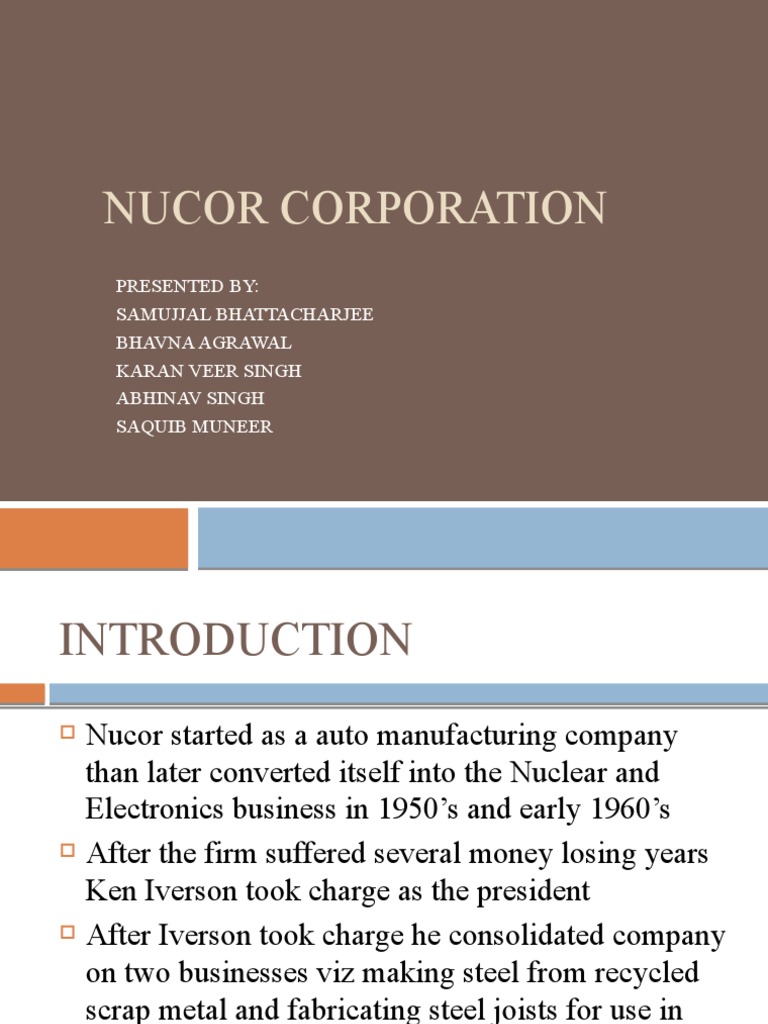 Nucor At A Crossroads Pdf Merge